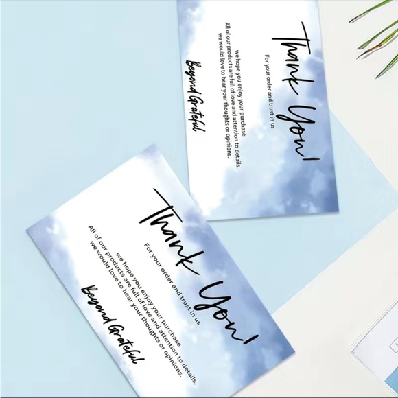 50 Cards Thank You For Your Order Cards 2.1” X 3.5” Inches. - Picture 4 of 5